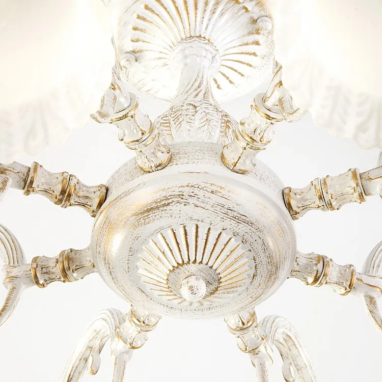 Светильник потолочный Eurosvet Campina 60107/8 белый с золотом