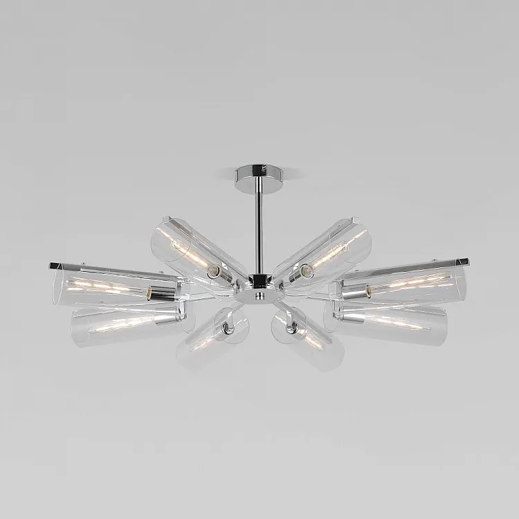 Люстра потолочная на штанге Eurosvet Trompeta 70144/8 хром