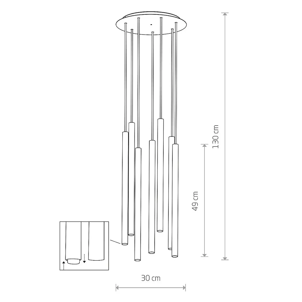 Люстра потолочная Nowodvorski Laser 490 8920