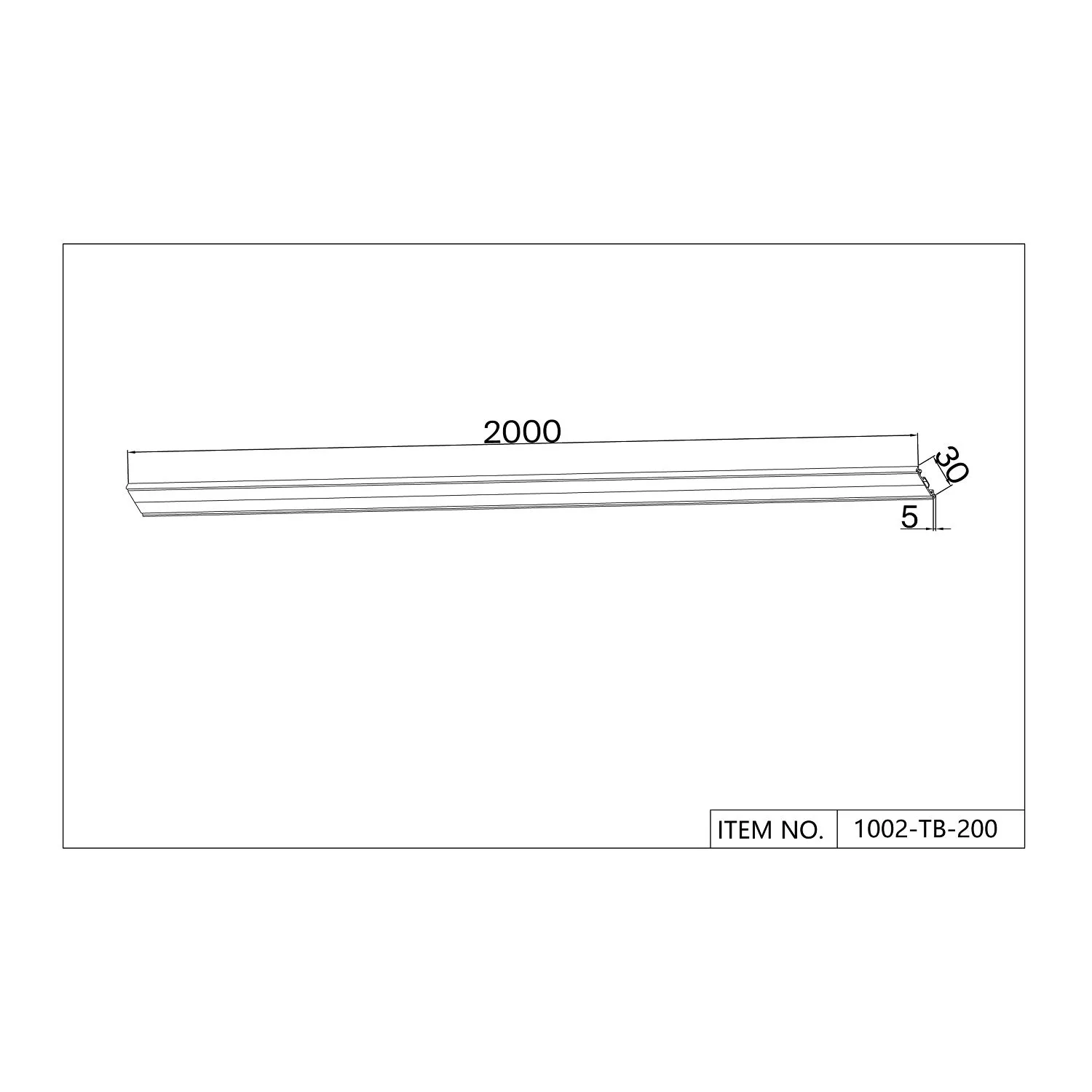 Шинопровод Favourite UNICA 1002-TB-200