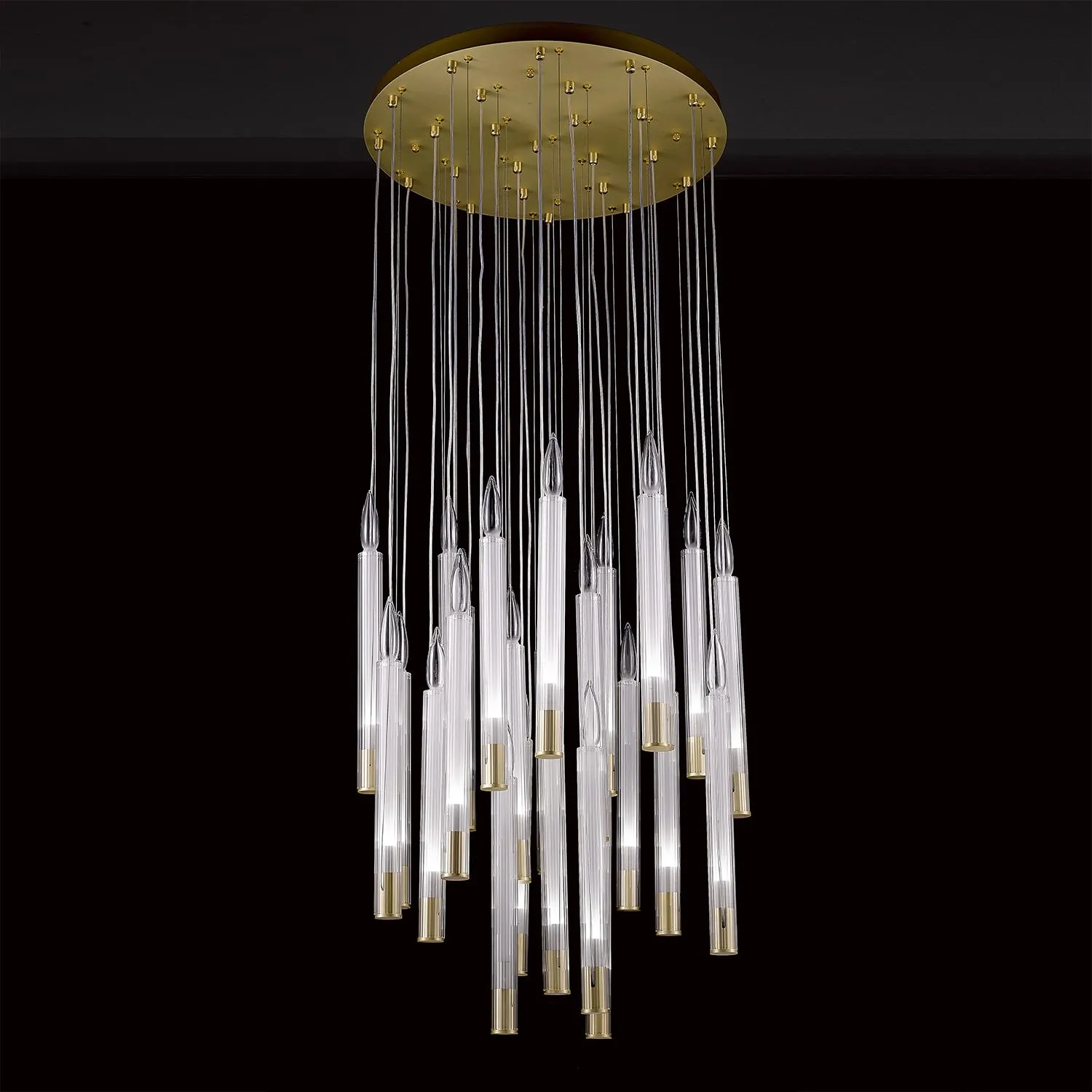 Светильник подвесной Delight Collection Candle P68094-25 brass