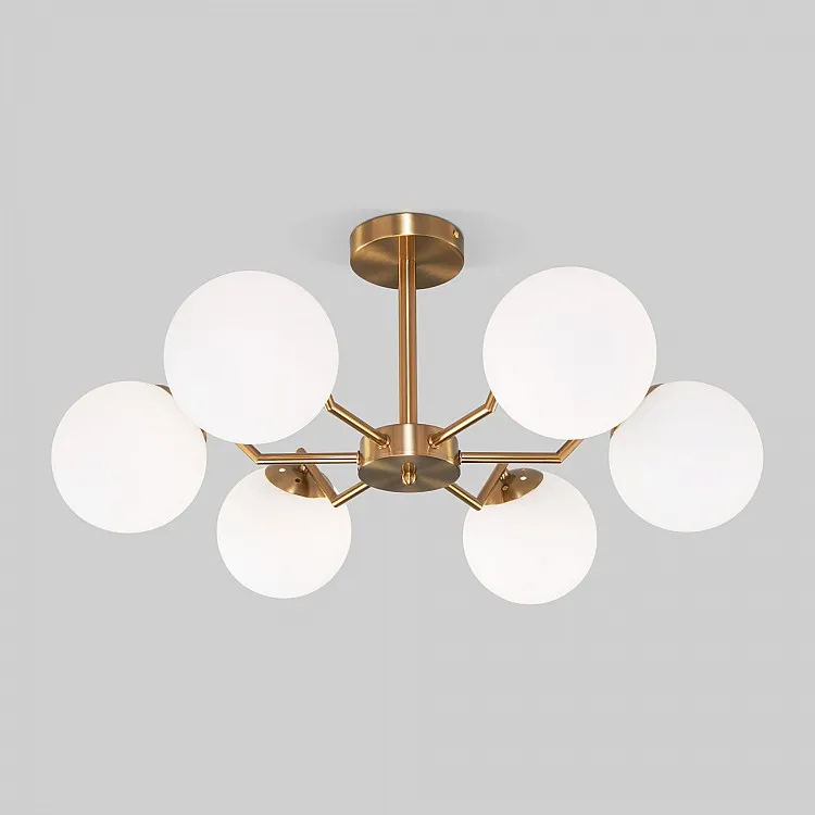 Светильник потолочный Eurosvet Frost 70154/6 латунь