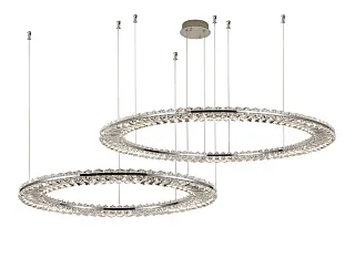 Горизонтальная композиция 8240 из двух плоских колец хром №51 Newport 8240 Горизонтальная композиция 8240 из двух плоских колец хром №51