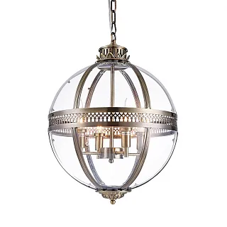 Люстра подвесная Delight Collection Residential KM0115P-4M antique brass