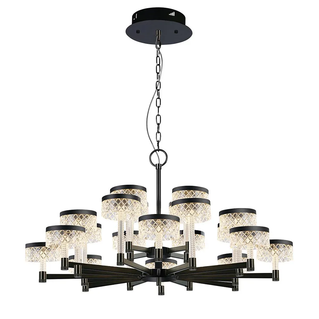 Люстра подвесная Delight Collection Diamond cut MD21020075-20A matt black
