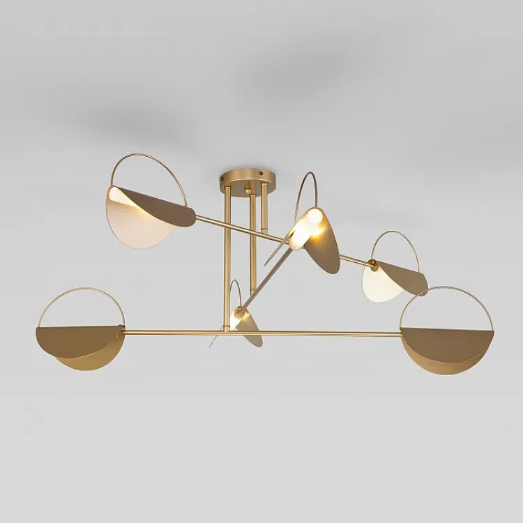 Люстра потолочная на штанге Eurosvet Grazia 70148/6 золото