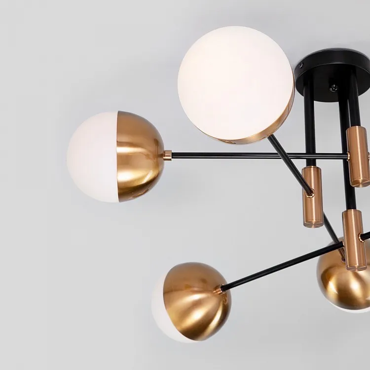 Люстра потолочная Eurosvet Nuvola 70129/6 латунь