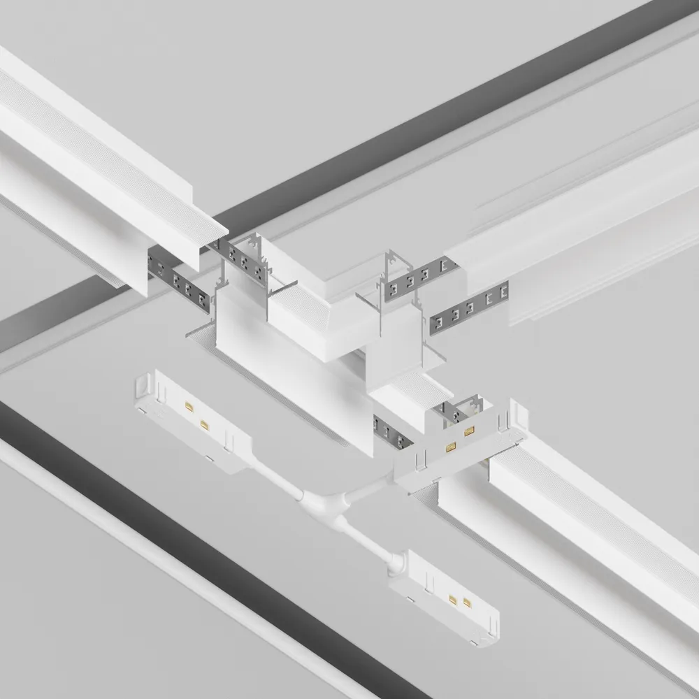 Комплектующие для встраиваемой магнитной трековой системы Maytoni Accessories For Tracks Gravity TRA010CT-42W