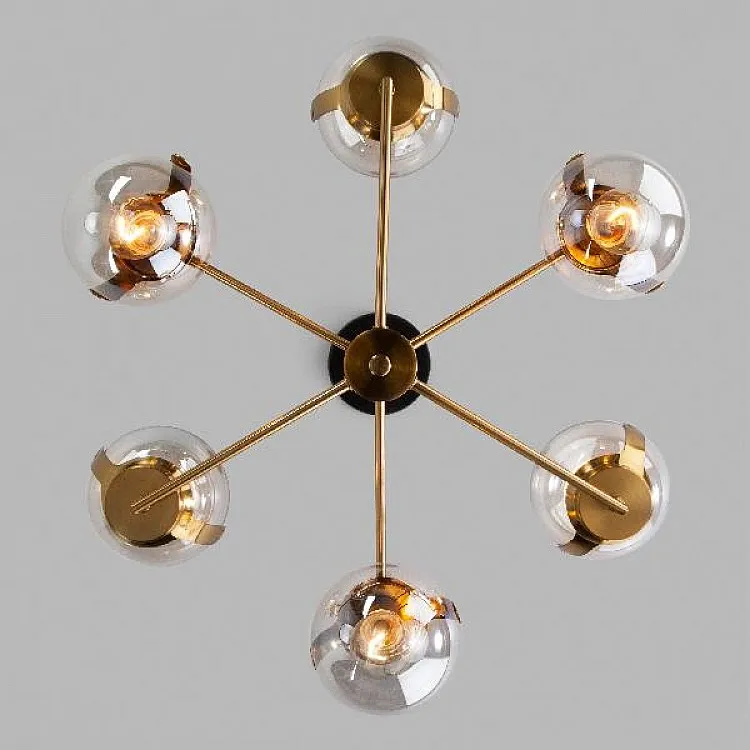 Светильник потолочный Eurosvet Creek 70118/6 черный