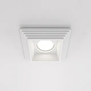 Встраиваемый светильник Maytoni Gyps Modern DL005-1-01-W
