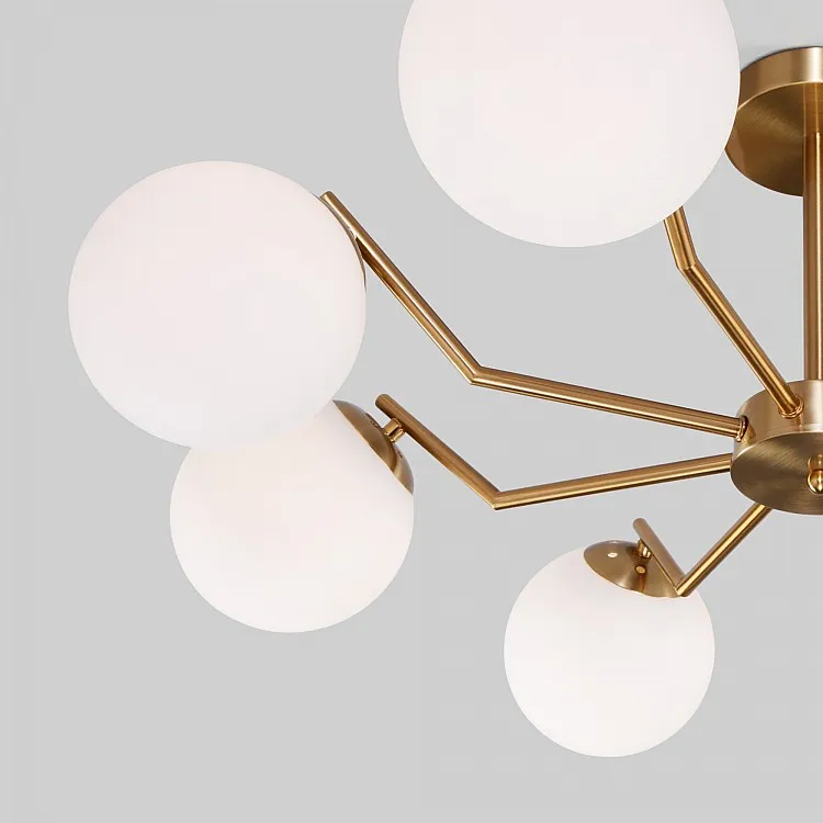 Светильник потолочный Eurosvet Frost 70154/8 латунь