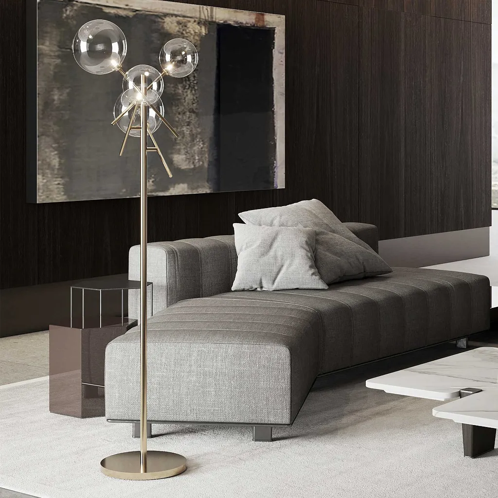 Торшер Ideal Lux Equinoxe PT4 Cromo 290959