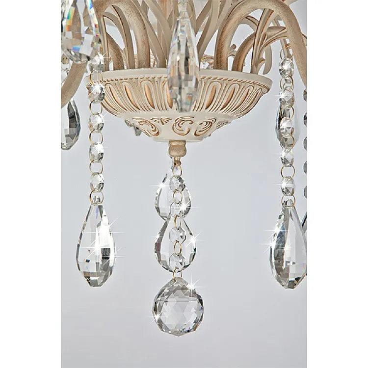 Светильник подвесной Eurosvet Amelia 10054/5 белый с золотом