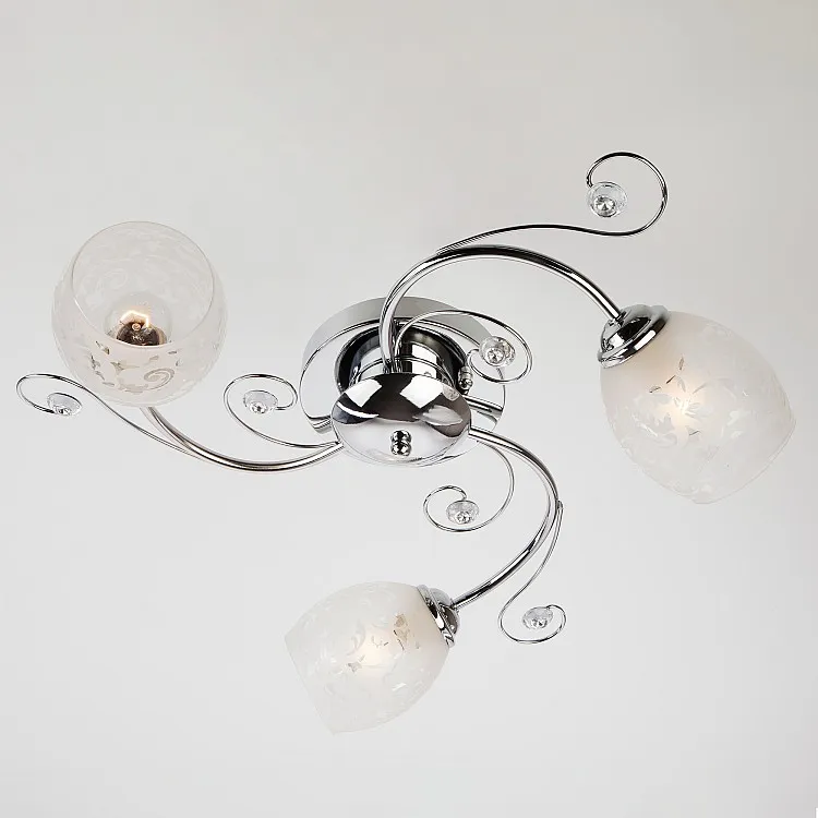 Светильник потолочный Eurosvet Roksana 9677/3 хром