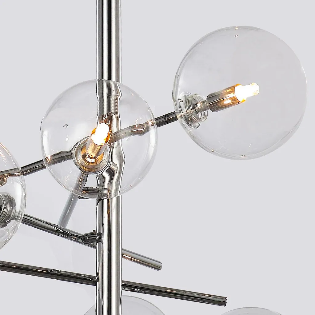 Люстра на штанге Delight Collection Globe Mobile MX19009070-6A chrome