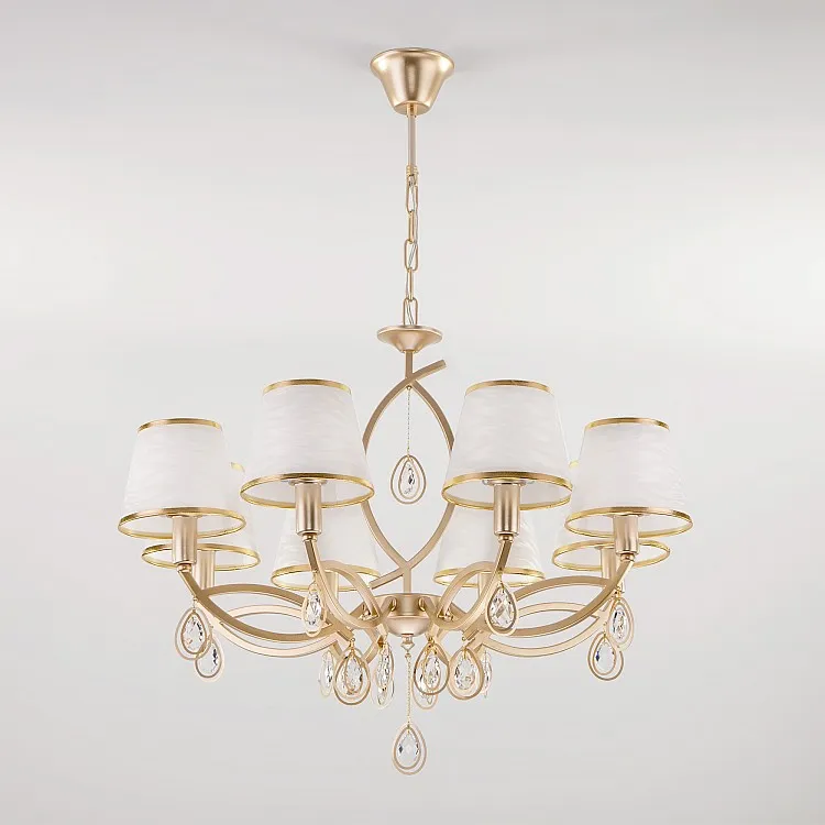 Светильник подвесной Eurosvet Salita 60091/8 перламутровое золото