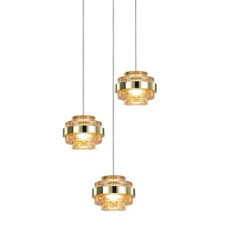 Светильник подвесной Delight Collection Indiana MD22030002-3A gold/champagne