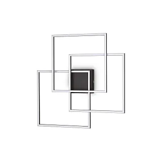 Светильник настенно-потолочный Ideal Lux Frame PL Quadrato Nero 270678