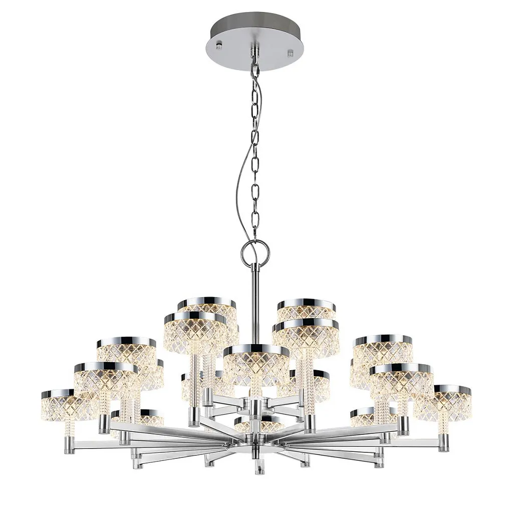 Люстра подвесная Delight Collection Diamond cut MD21020075-20A chrome