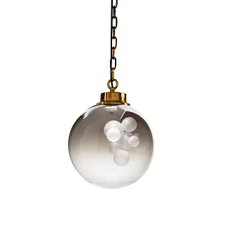 Светильник подвесной Delight Collection Soap KG1148P brass/smoky