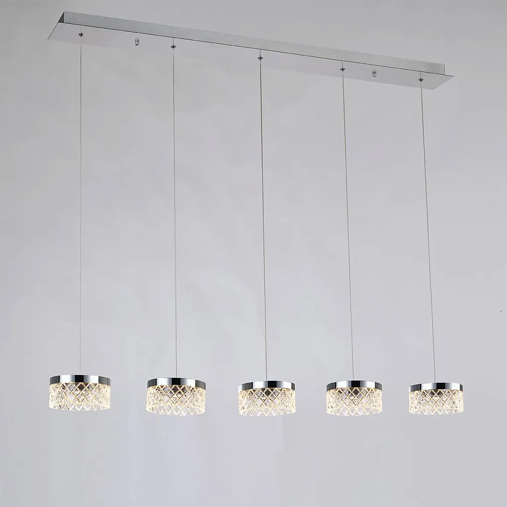 Светильник подвесной Delight Collection Diamond cut MD21020075-5B chrome