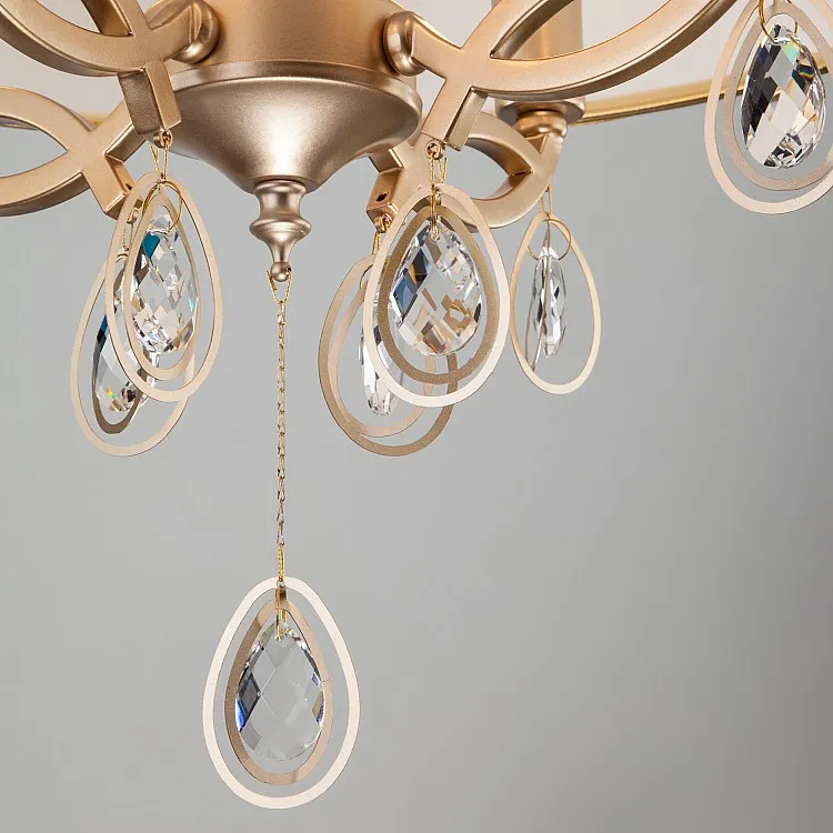 Светильник подвесной Eurosvet Salita 60091/4 перламутровое золото