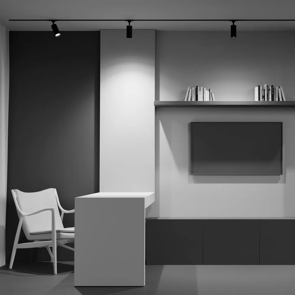 Светильник трековый Maytoni Focus TR028-3-GU10-B