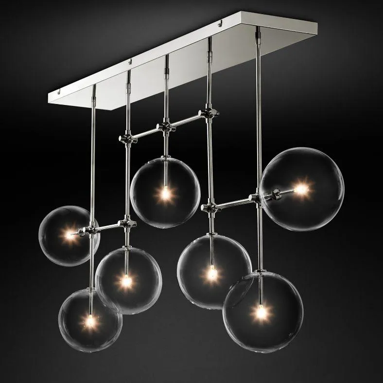 Люстра потолочная Delight Collection Globe Mobile KG0835P-7A chrome