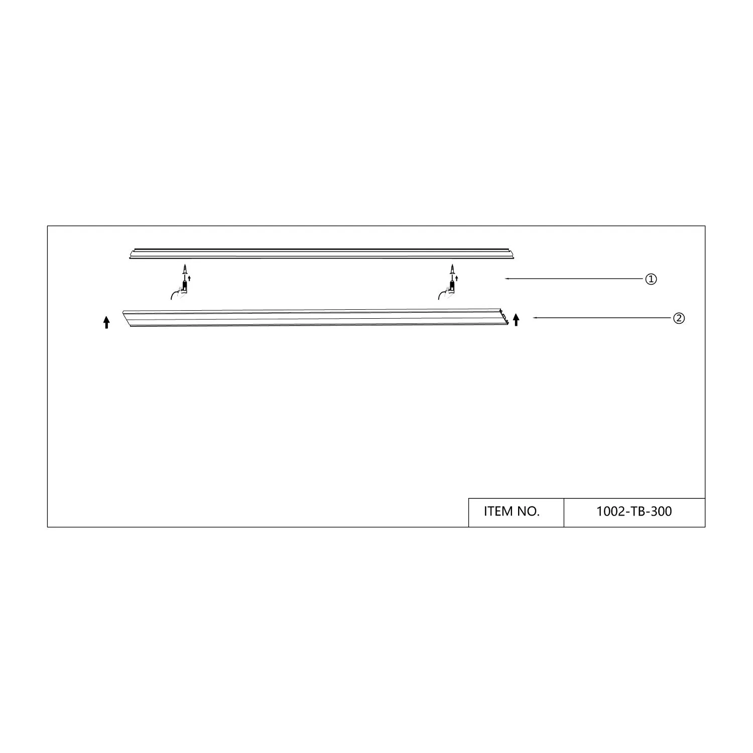 Шинопровод Favourite UNICA 1002-TB-300