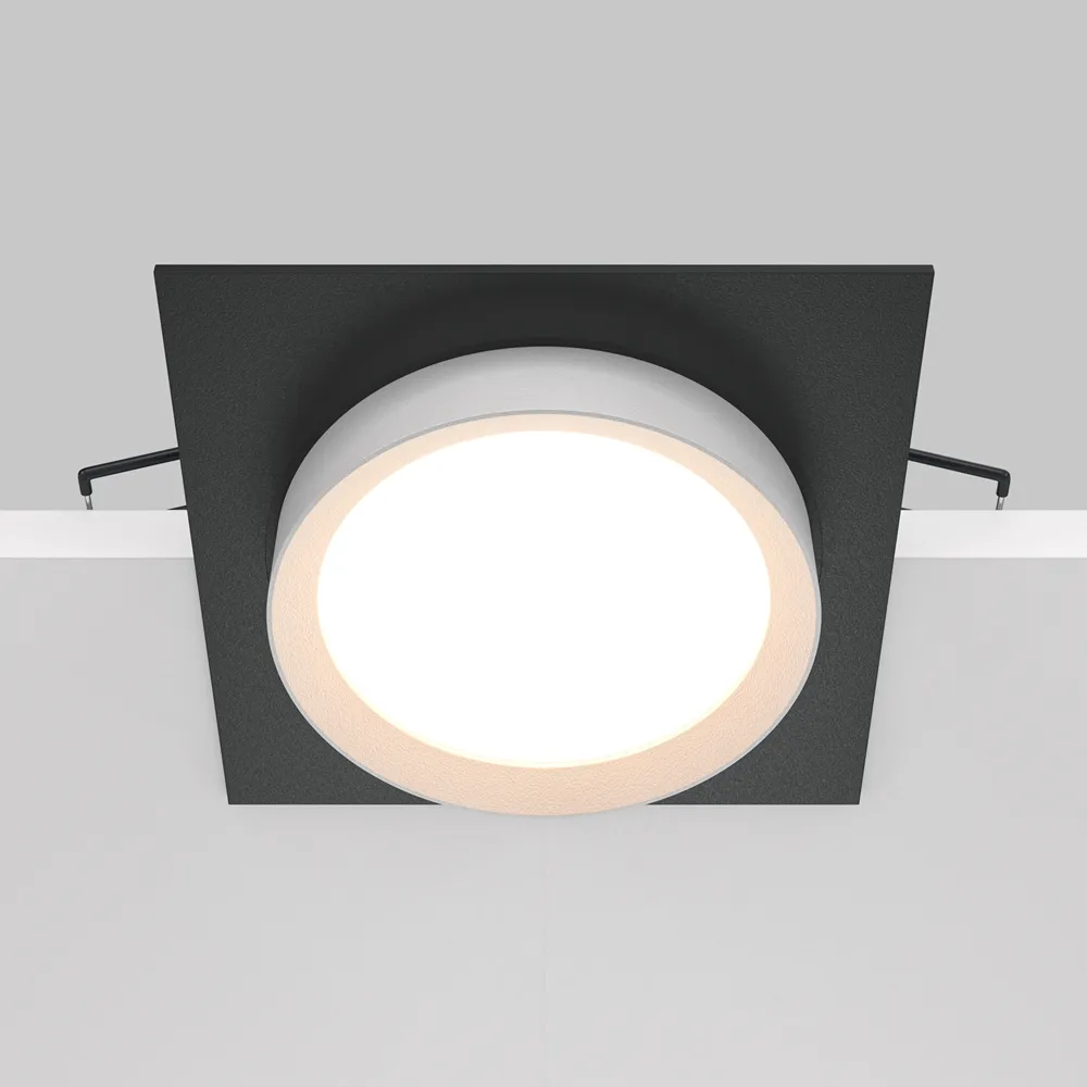 Встраиваемый светильник Maytoni Hoop DL086-GX53-SQ-BW