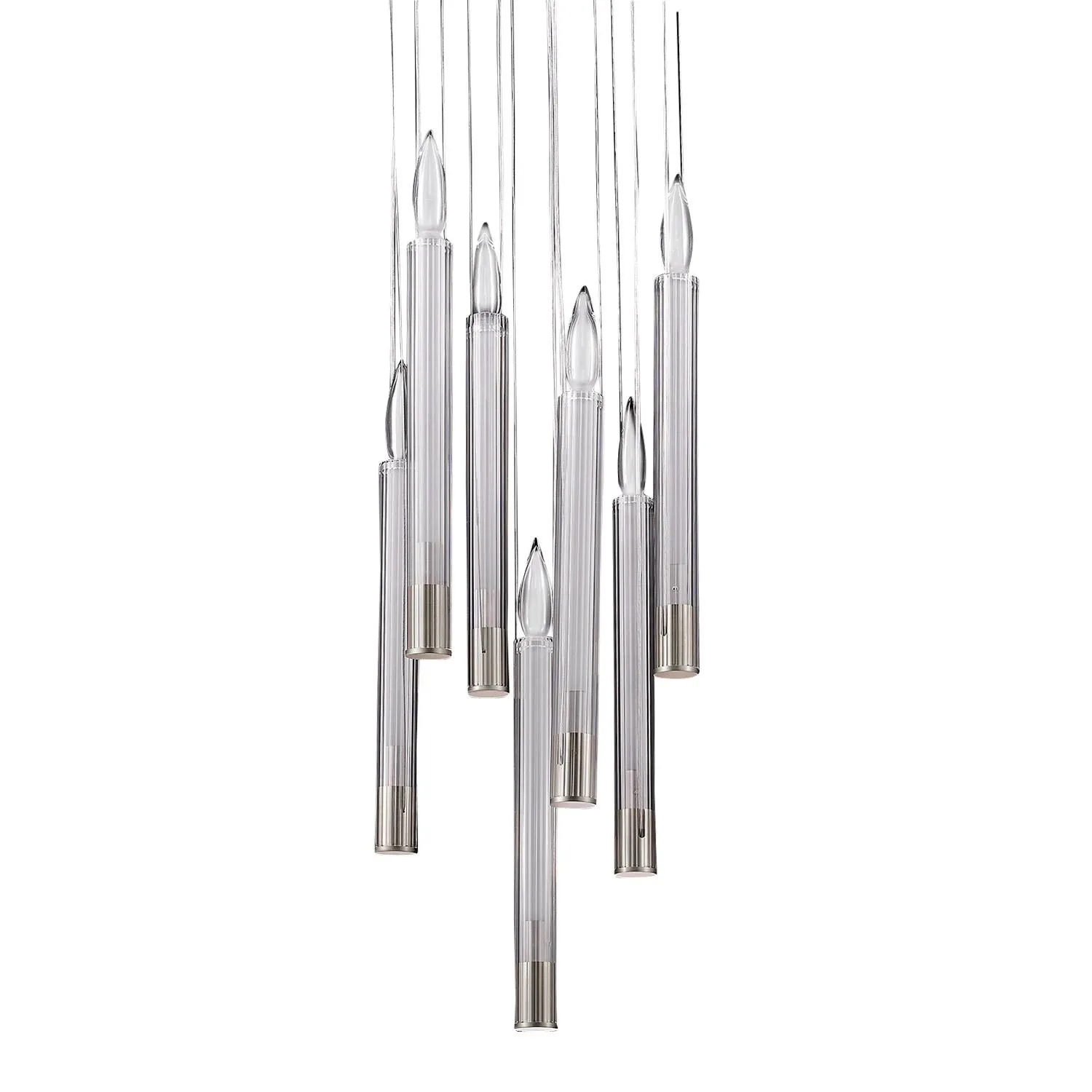 Светильник подвесной Delight Collection Candle P68094-7 chrome