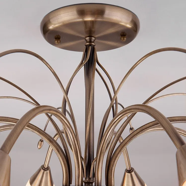 Светильник потолочный Eurosvet Ginevra 30280/8 античная бронза