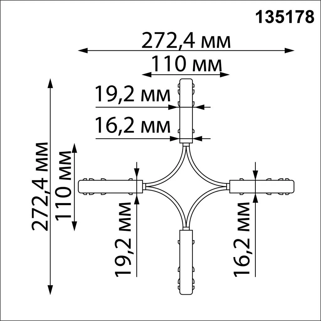 Коннектор Novotech Flum 135178