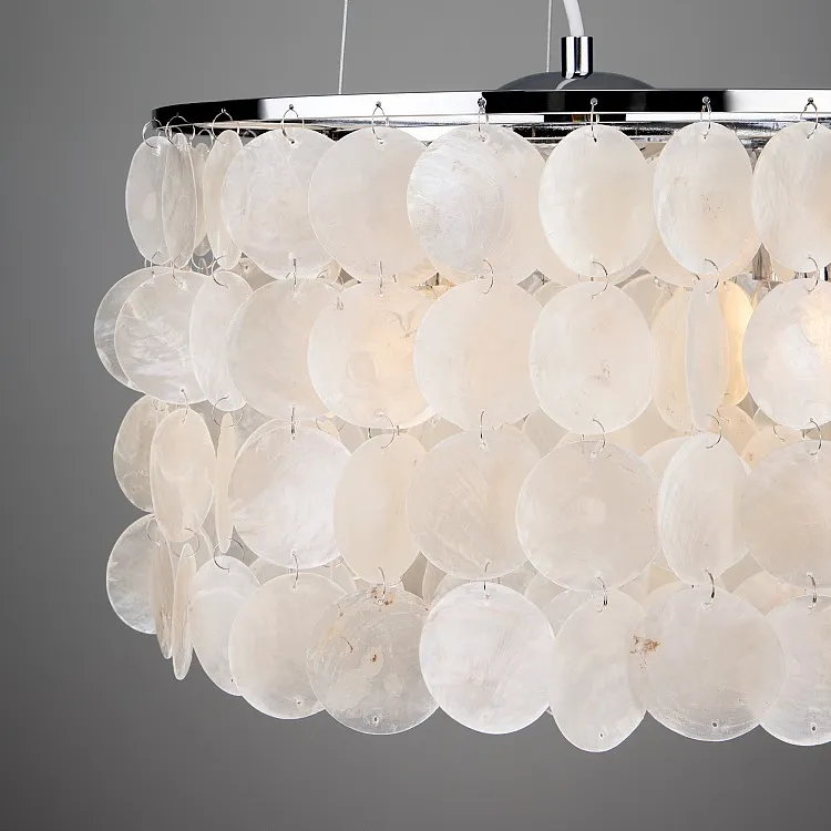 Светильник подвесной Eurosvet Sandra 60005/3 хром / перламутр