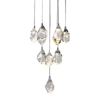 Светильник подвесной Delight Collection Crystal rock MD-020B-11 chrome