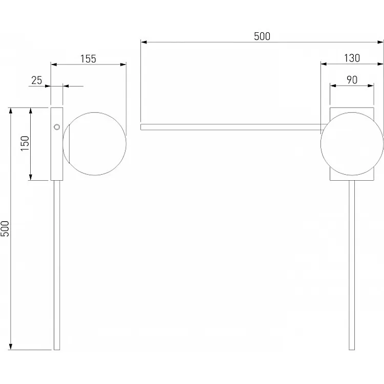 Бра Eurosvet Fredo 40035/1 белый