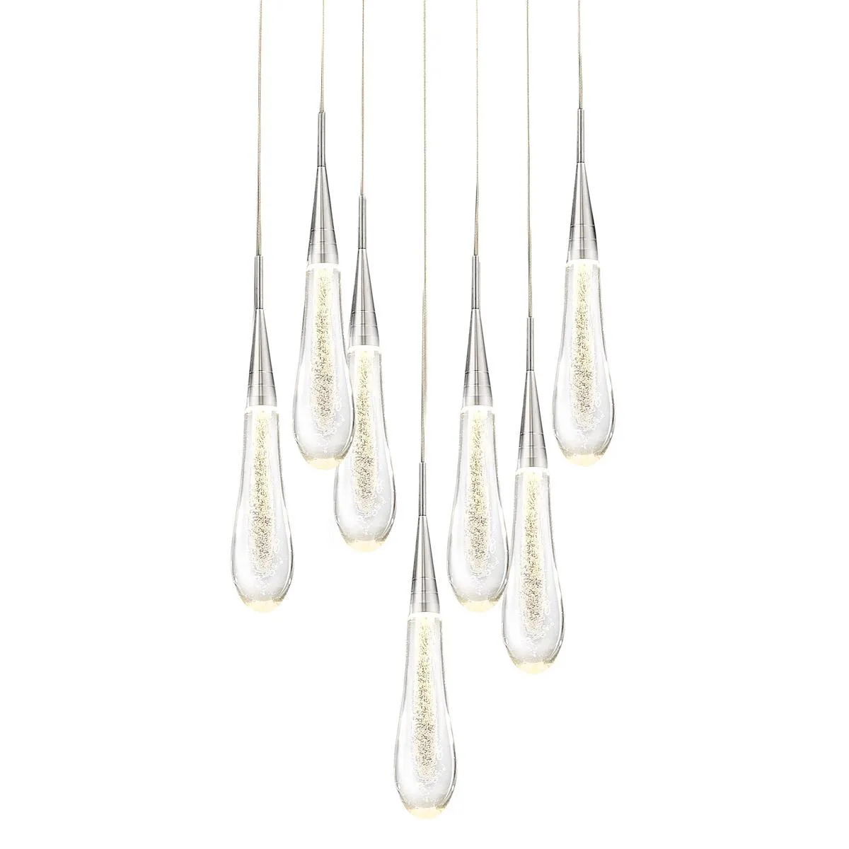 Светильник подвесной Delight Collection Pour P98036-7 silver