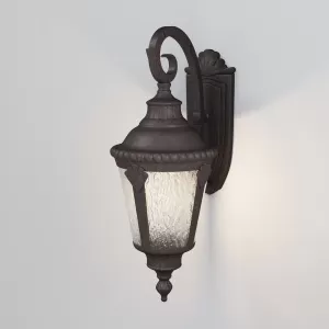 Уличный настенный светильник Outdoor O029WL-01BZ