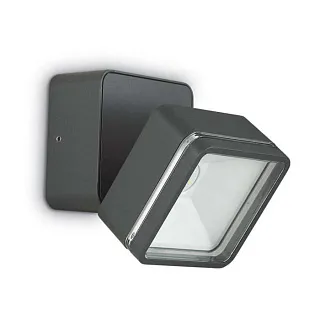 Светильник уличный настенный Ideal Lux OMEGA AP SQUARE ANTRACITE 4000K 285511