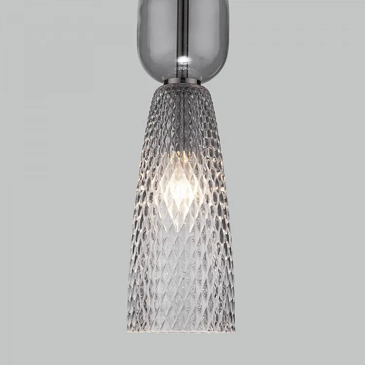 Светильник подвесной Eurosvet Glossy 50211/1 дымчатый