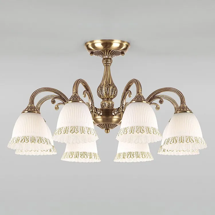 Светильник потолочный Eurosvet Campina 60107/8 античная бронза