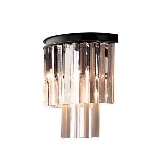 Бра Delight Collection 1920s Odeon KR0387W-2B black/clear