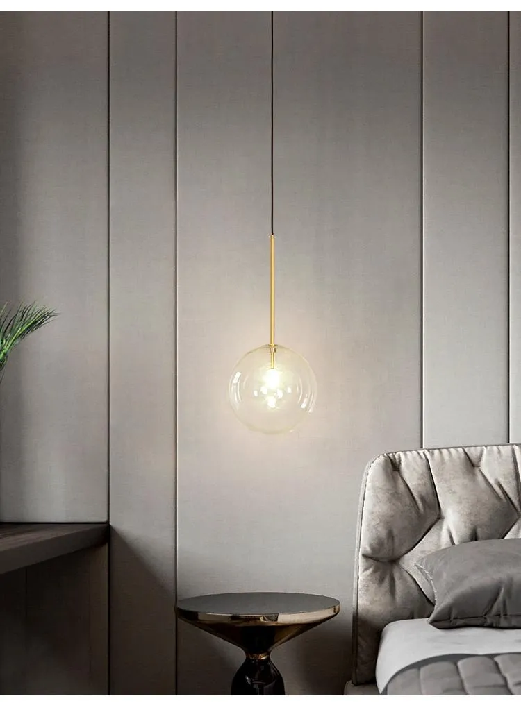 Светильник подвесной Delight Collection Ball Sola 9217P/D200 gold