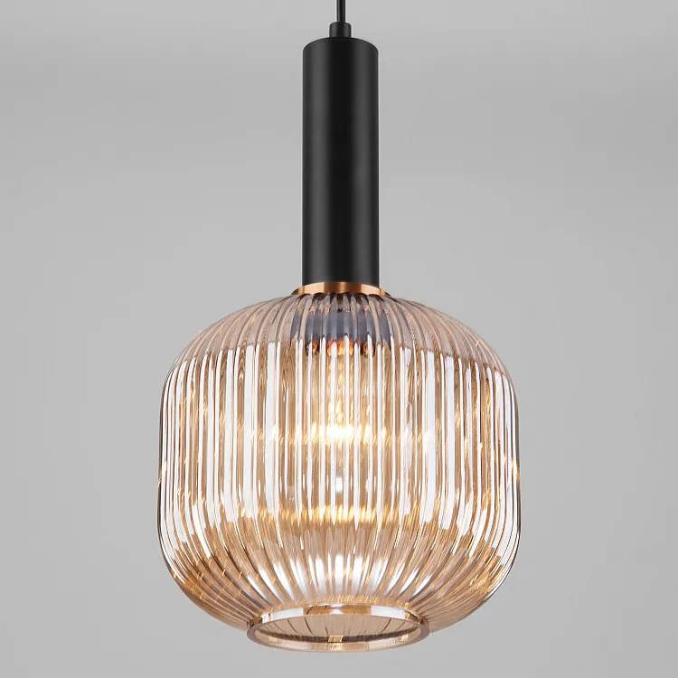 Светильник подвесной Eurosvet Bravo 50182/1 янтарь