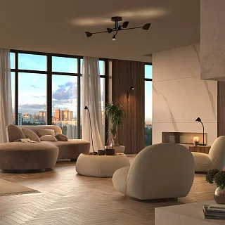 Светильник потолочный Mantra Capuccina 7580