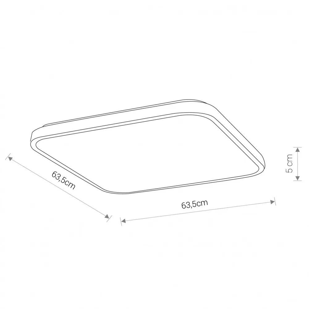 Светильник потолочный Nowodvorski Agnes Square Led 8133