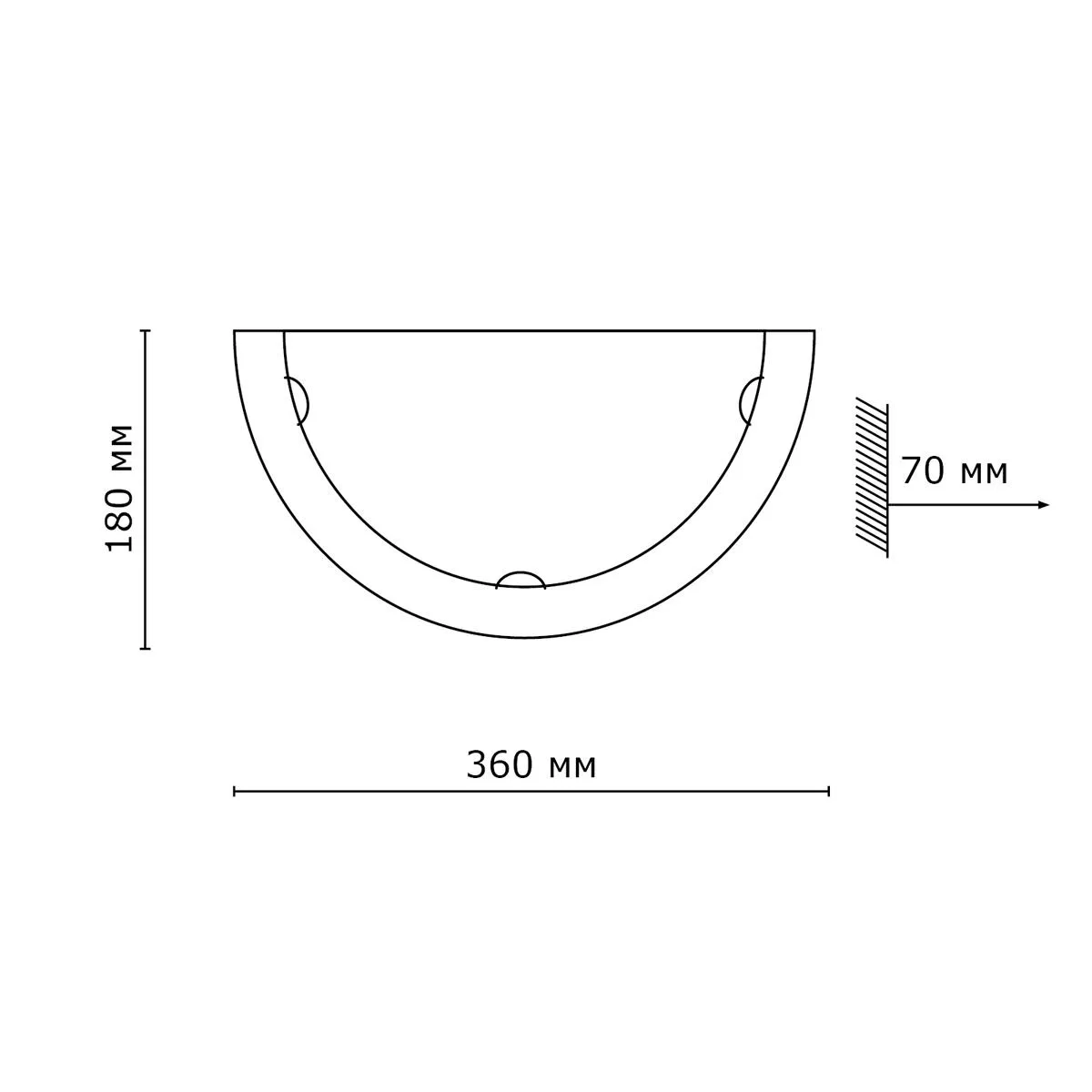 Светильник настенно-потолочный Sonex Provence Brown 003