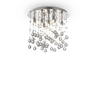 Люстра потолочная Ideal Lux MOONLIGHT PL8 CROMO 077796