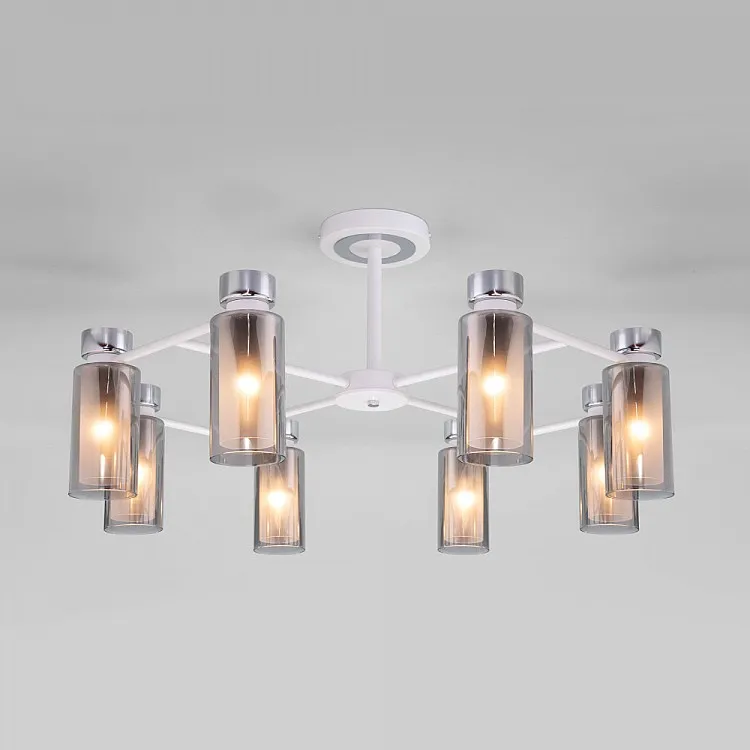 Люстра потолочная на штанге Eurosvet Amado 70115/8 белый