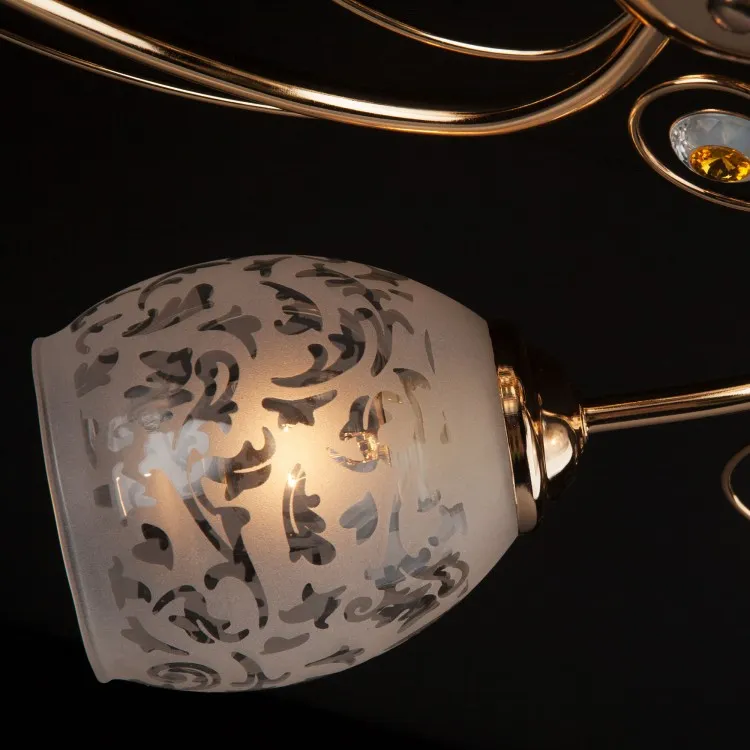 Светильник потолочный Eurosvet Roksana 9677/5 золото